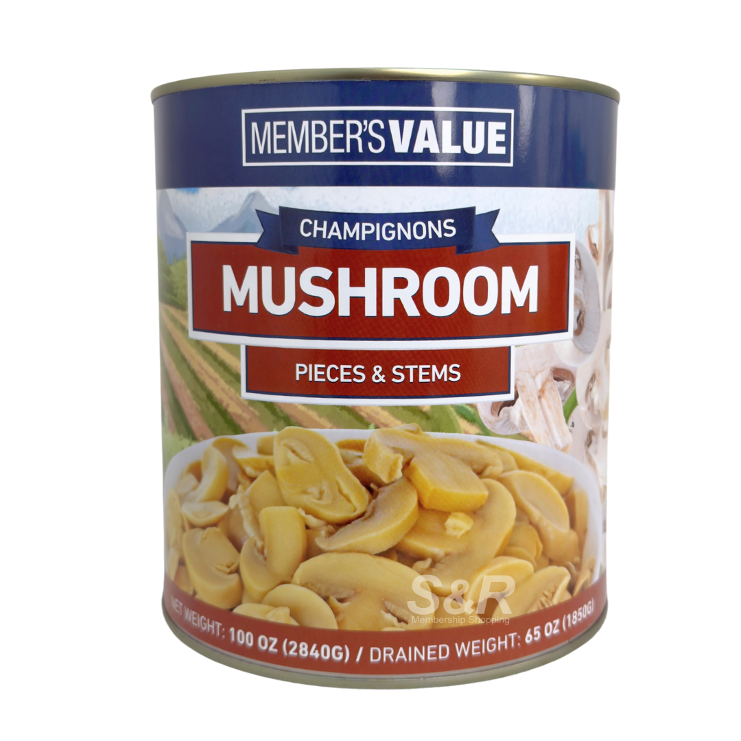 Member's Value Mushroom Pieces & Stems in Can 2.8kg
